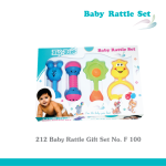 F/R. Toy Rattle Gift Set No. F 100