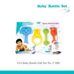 F/R. Toy Rattle Gift Set No. F 300