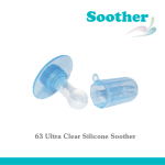 Ultra Clear Silicone soother